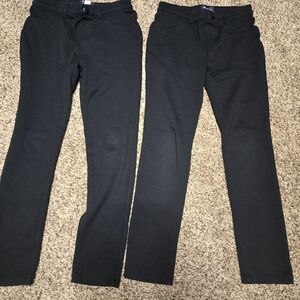Classic Black Kids Casual Trousers